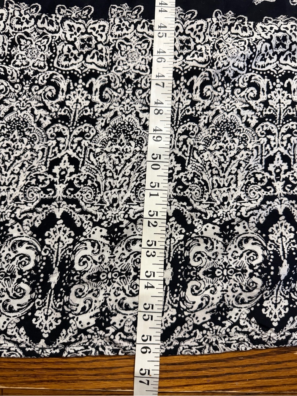 Band of Gypsies Black and White Printed Maxi Dress - Picture 11 of 11
